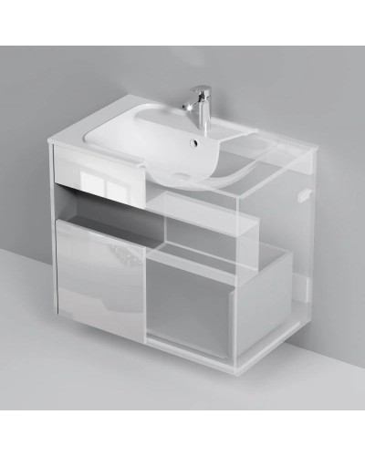 Тумба белый глянец 80 см Am.Pm Func M8FFUX0801WG