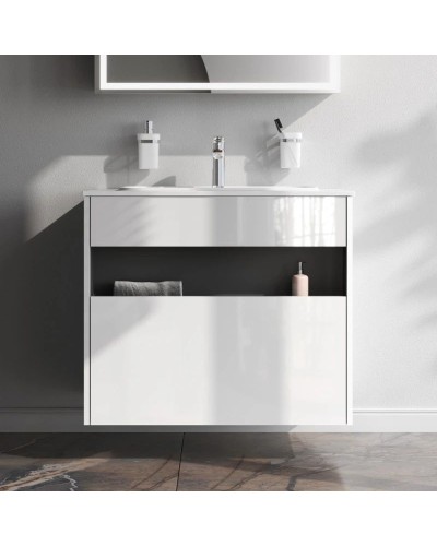 Тумба белый глянец 80 см Am.Pm Func M8FFUX0801WG