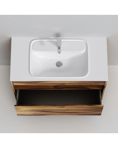 Тумба темное дерево 100 см Am.Pm Func M8FFUX1001OF