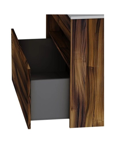 Тумба темное дерево 100 см Am.Pm Func M8FFUX1001OF