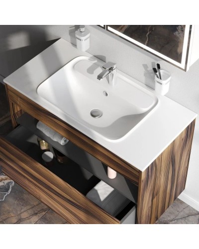 Тумба темное дерево 100 см Am.Pm Func M8FFUX1001OF