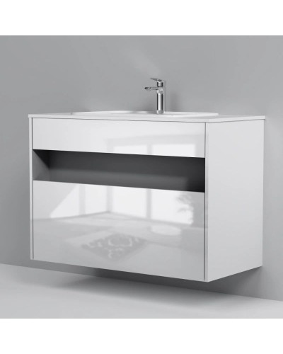 Тумба белый глянец 100 см Am.Pm Func M8FFUX1001WG