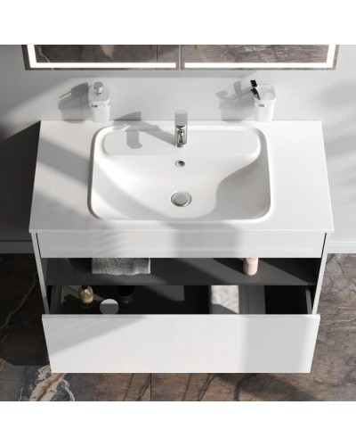 Тумба белый глянец 100 см Am.Pm Func M8FFUX1001WG