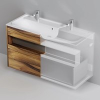 Тумба темное дерево 120 см Am.Pm Func M8FFUX1201OF