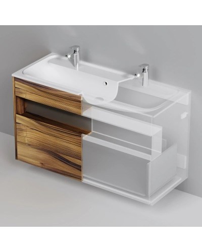 Тумба темное дерево 120 см Am.Pm Func M8FFUX1201OF