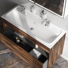 Тумба темное дерево 120 см Am.Pm Func M8FFUX1201OF