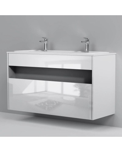 Тумба белый глянец 120 см Am.Pm Func M8FFUX1201WG