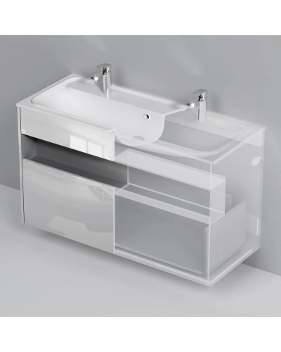 Тумба белый глянец 120 см Am.Pm Func M8FFUX1201WG