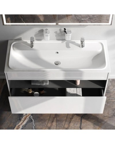 Тумба белый глянец 120 см Am.Pm Func M8FFUX1201WG