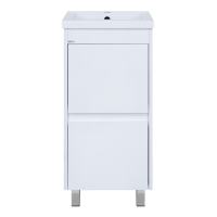 Алиса - 40 тумба 1 ящ. напольная белая эмаль