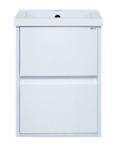 Алиса - 40 тумба 2 ящ. подвесная белая эмаль