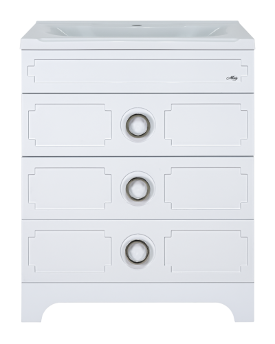 Лейла - 70 Тумба с 3 ящ. белая