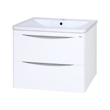 Атлантик - 70 Тумба подвесная с 2 ящ. закруг. края