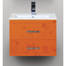 Kitty - 50 Тумба подвесная 2 ящ. BL - 13G апельсиновый фреш