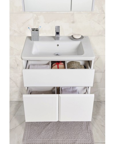 Тумба под раковину Roca Up 60 ZRU9303010 подвесная Белый глянец