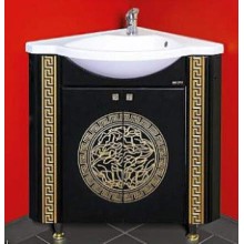 Olimpia LUX - 60 Тумба угловая черная патина