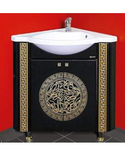 Olimpia LUX - 60 Тумба угловая черная патина