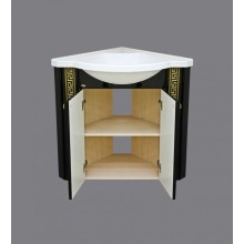 Olimpia LUX - 60 Тумба угловая черная патина