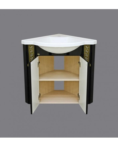 Olimpia LUX - 60 Тумба угловая черная патина