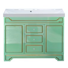 Praga -105 Тумба с 3 ящ.салатовая /патина