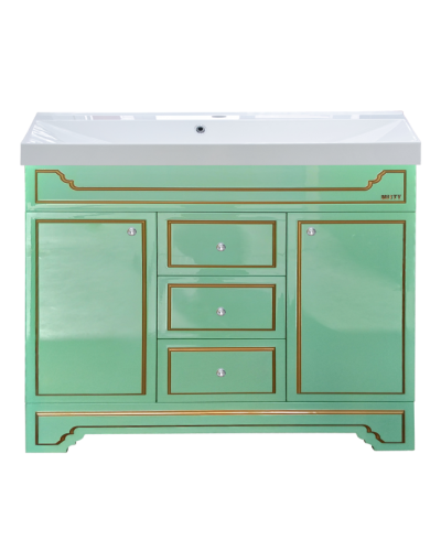 Praga -105 Тумба с 3 ящ.салатовая /патина