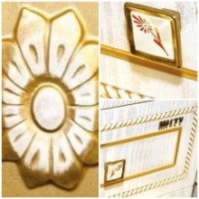 Roma - 90 Тумба с 4 ящ. ясень патина