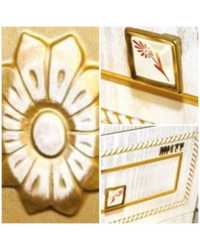 Roma - 90 Тумба с 4 ящ. ясень патина