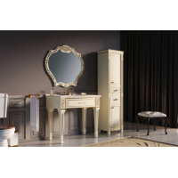 Tiffany - 100 Тумба на ножках беж. сусальное золото