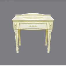 Tiffany - 100 Тумба на ножках беж. сусальное золото