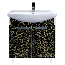 Джулия - 85 Тумба прямая КРАКОЛЕТ черный