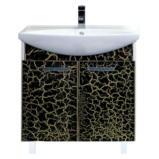 Джулия - 85 Тумба прямая КРАКОЛЕТ черный