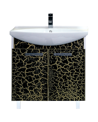 Джулия - 85 Тумба прямая КРАКОЛЕТ черный