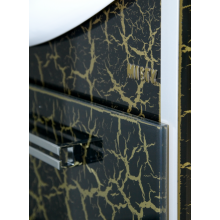 Джулия - 85 Тумба прямая КРАКОЛЕТ черный