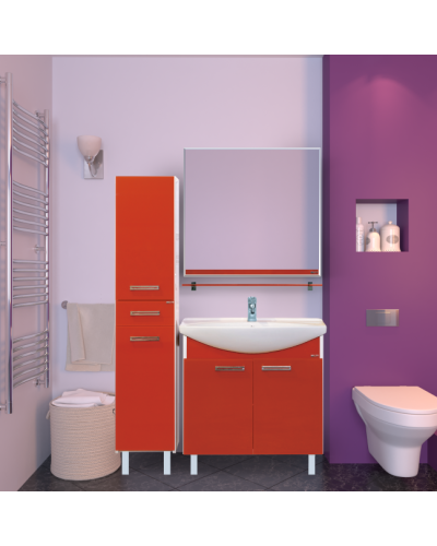 Джулия - 85 Тумба прямая красная О