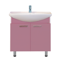 Джулия - 85 Тумба прямая розовая О