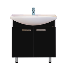 Джулия - 85 Тумба прямая черная О