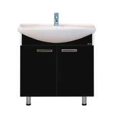 Джулия - 85 Тумба прямая черная О