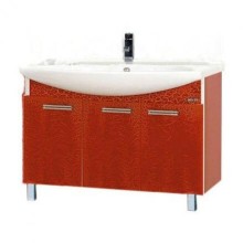 Джулия -105 Тумба прямая КРАКОЛЕТ красный