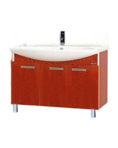 Джулия -105 Тумба прямая КРАКОЛЕТ красный