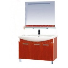 Джулия -105 Тумба прямая КРАКОЛЕТ красный