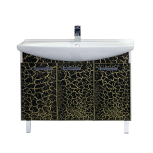 Джулия -105 Тумба прямая КРАКОЛЕТ черный