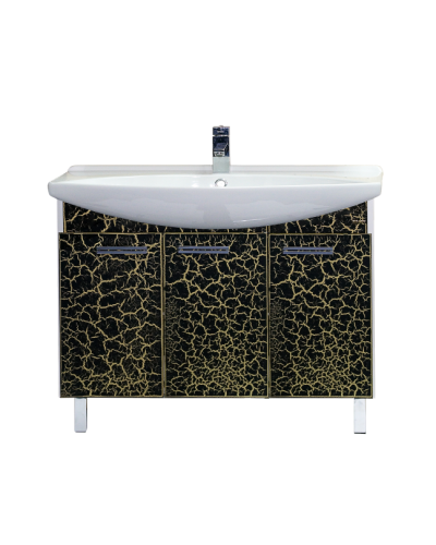 Джулия -105 Тумба прямая КРАКОЛЕТ черный