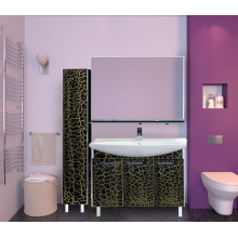 Джулия -105 Тумба прямая КРАКОЛЕТ черный