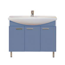 Джулия -105 Тумба прямая синяя