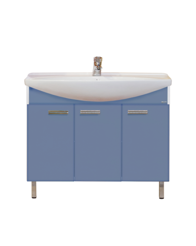 Джулия -105 Тумба прямая синяя