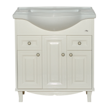 Шармель - 80 Тумба с 2 ящ. светло-бежевая эмаль