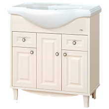 Шармель - 80 Тумба с 2 ящ. светло-бежевая эмаль