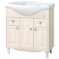 Шармель - 80 Тумба с 2 ящ. светло-бежевая эмаль