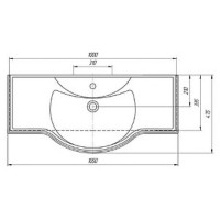 Шармель -105 Тумба с 2 ящ. светло-бежевая эмаль