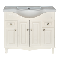 Шармель -105 Тумба с 2 ящ. светло-бежевая эмаль